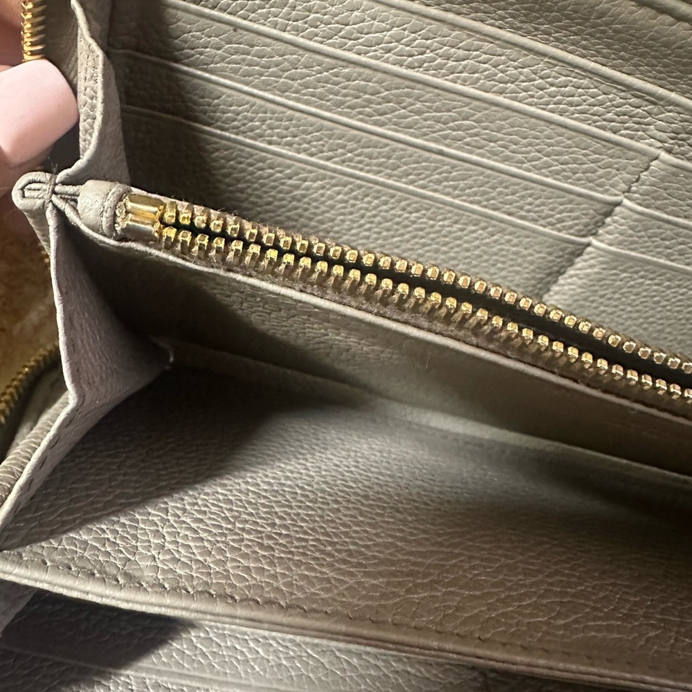 Prada Gray Leather Wallet - Picture 8 of 13